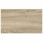 Scaffali a Parete 4 pz Rovere e Bianco 40x23x3,8 cm in MDF