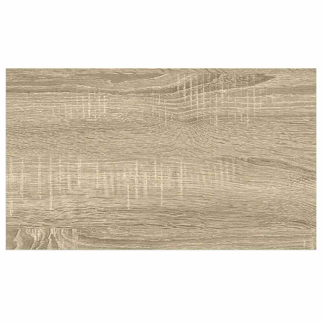Scaffali a Parete 4 pz Rovere e Bianco 40x23x3,8 cm in MDF