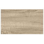 Scaffale a Parete Rovere e Bianco 50x23x3,8 cm in MDF