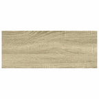 Scaffali a Parete 2 pz Rovere e Bianco 60x23,5x3,8 cm in MDF