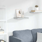 Scaffale a Parete Grigio Cemento 40x23x3,8 cm in MDF
