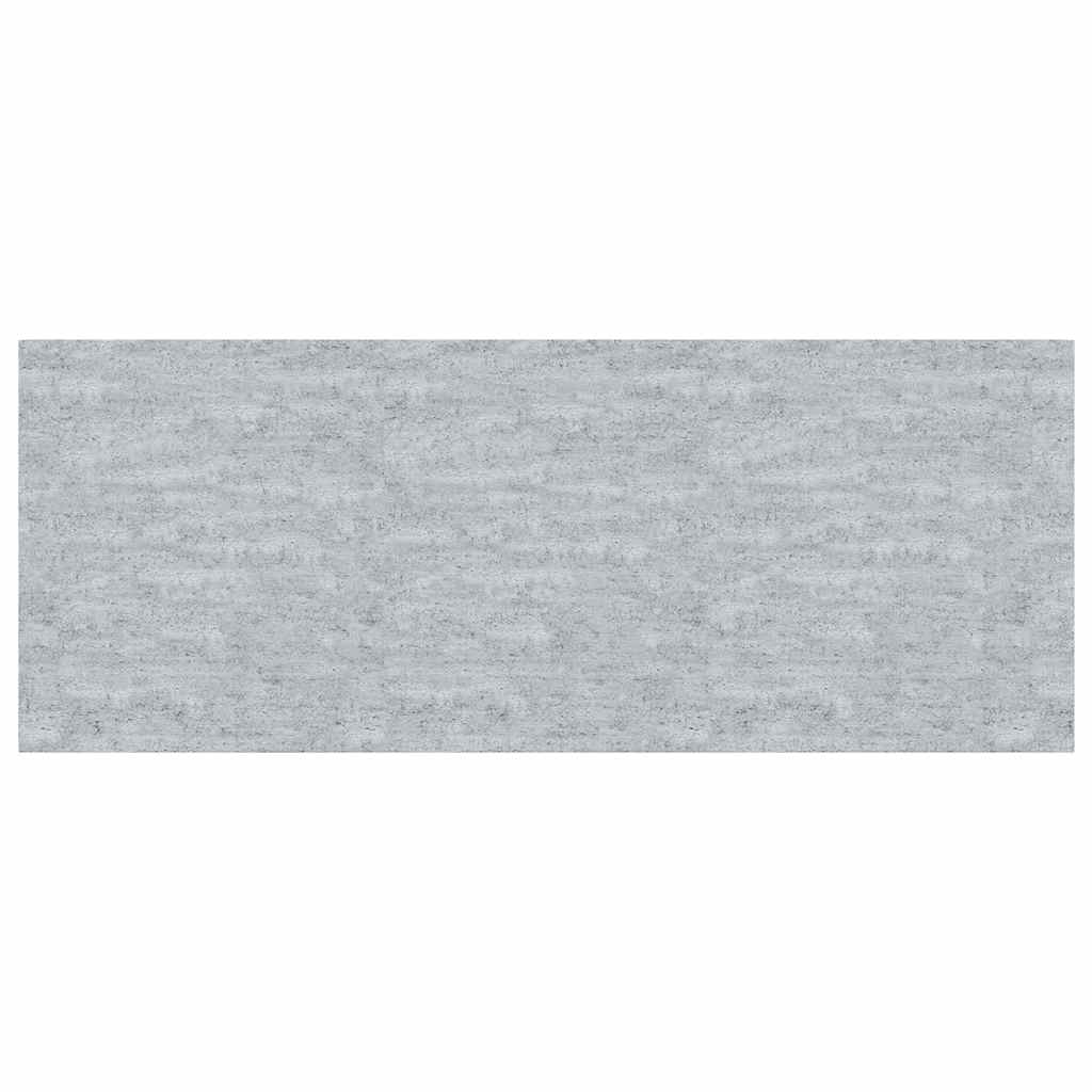 Scaffali a Parete 2 pz Grigio Cemento 60x23,5x3,8 cm in MDF