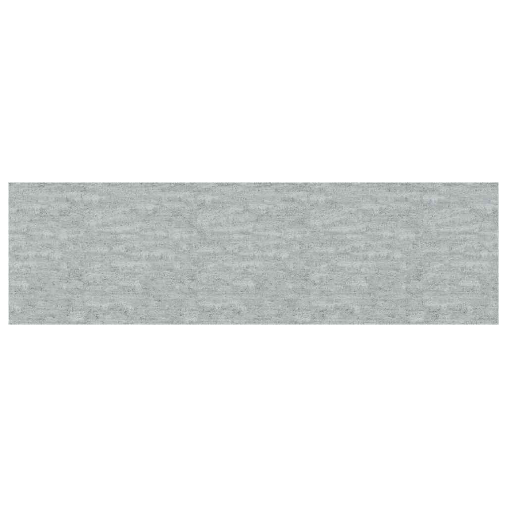 Scaffali a Parete 2 pz Grigio Cemento 80x23,5x3,8 cm in MDF