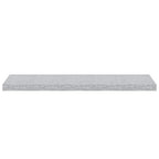 Scaffali a Parete 2 pz Grigio Cemento 90x23,5x3,8 cm in MDF
