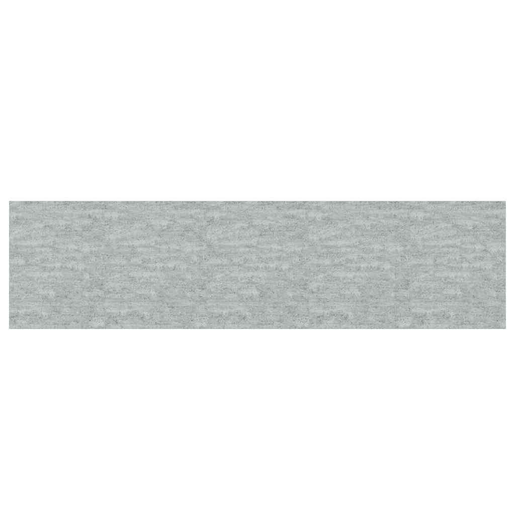 Scaffali a Parete 2 pz Grigio Cemento 90x23,5x3,8 cm in MDF