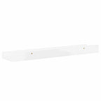 Mensole da Parete 2 pz Bianco Lucido 40x9x3 cm