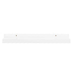 Mensole da Parete 4 pz Bianco Lucido 40x9x3 cm