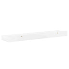 Mensole da Parete 4 pz Bianco Lucido 40x9x3 cm