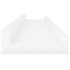 Mensole da Parete 4 pz Bianco Lucido 60x9x3 cm