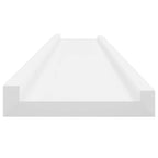 Mensole da Parete 2 pz Bianche 100x9x3 cm