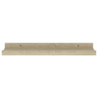 Mensole da parete 2 pz in rovere Sonoma 40x9x3 cm