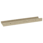 Mensole da parete 2 pz in rovere Sonoma 40x9x3 cm
