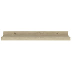 Mensole da Parete 4 pz Rovere Sonoma 40x9x3 cm