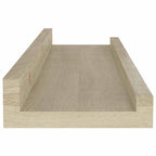 Mensole da Parete 4 pz Rovere Sonoma 40x9x3 cm