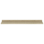 Mensole da Parete 4 pz Rovere Sonoma 80x9x3 cm