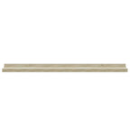 Mensole da Parete 2 pz Bianco e Rovere Sonoma 80x9x3 cm