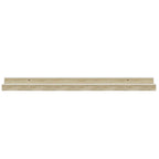 Mensole da Parete 4 pz Bianco e Rovere Sonoma 60x9x3 cm