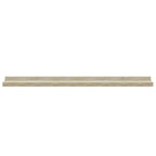 Mensole da Parete 4 pz Bianco e Rovere Sonoma 80x9x3 cm