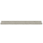 Mensole da Parete 4 pz Grigio Cemento 60x9x3 cm