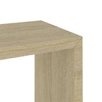 Mensole a Cubo da Parete 3 pz Rovere Sonoma