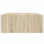 Scaffale con Cassetti da Parete Rovere 40x23,5x10 cm in MDF
