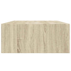 Scaffali con Cassetti da Parete 2 pz Rovere 40x23,5x10 cm MDF