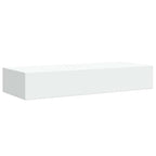 Scaffale con Cassetti da Parete Bianco 60x23,5x10 cm in MDF