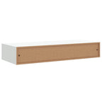 Scaffale con Cassetti da Parete Bianco 60x23,5x10 cm in MDF