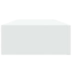 Scaffali con Cassetti da Parete 2 pz Bianchi 60x23,5x10 cm MDF