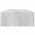Scaffali con Cassetti 2 pz Grigio Cemento 60x23,5x10 cm in MDF
