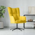 Sedia Relax Giallo Senape in Velluto