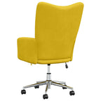 Poltrona Relax Giallo Senape in Velluto