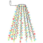 Rete di Luce per Albero di Natale 150 LED Multicolore 150 cm