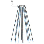 Rete di Luce per Albero di Natale 400 LED Blu 400 cm