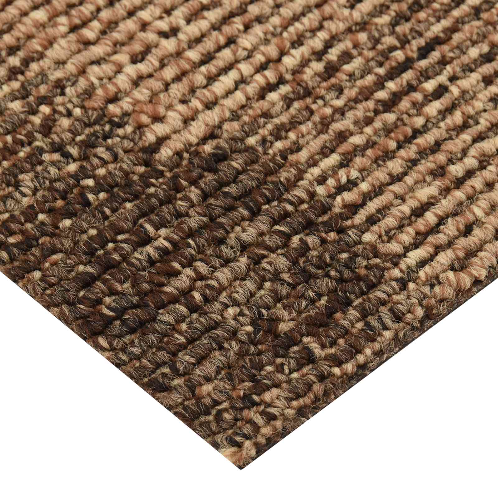 Moquette per pavimenti 20 pcs Marrone 50 x 50 cm PP