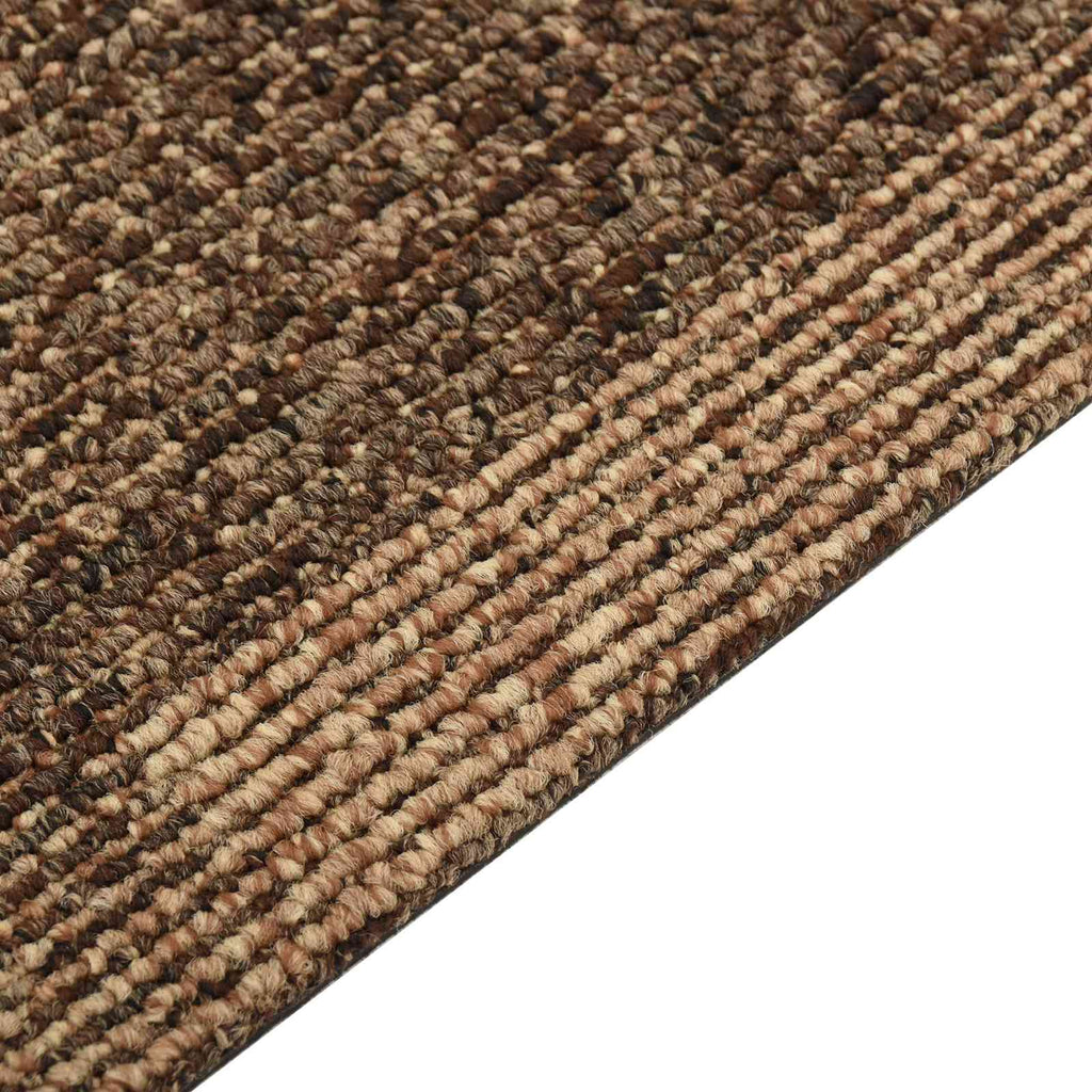 Moquette per pavimenti 20 pcs Marrone 50 x 50 cm PP