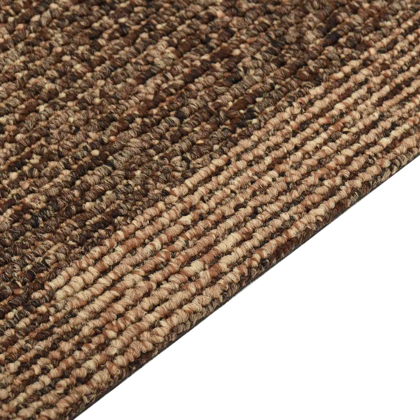 Moquette per pavimenti 20 pcs Marrone 50 x 50 cm PP