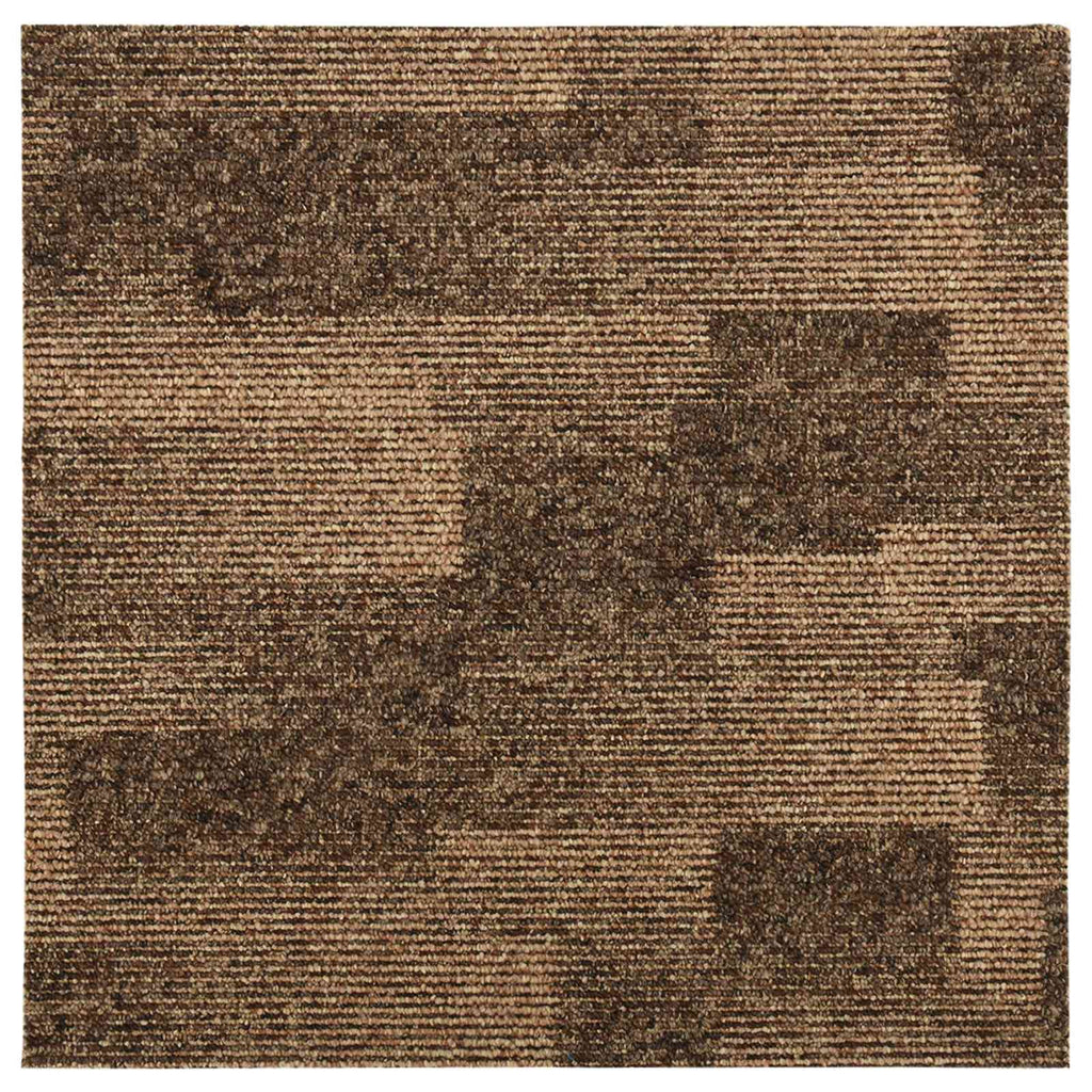 Moquette per pavimenti 20 pcs Marrone 50 x 50 cm PP