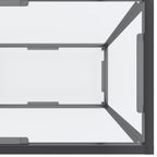 Tavolo Consolle Trasparente 180x35x75,5 cm in Vetro Temperato