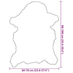 Pelle di Montone Crema (60-70)x(90-100) cm