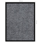 Zerbino Striato Grigio 40x60 cm