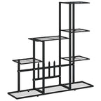 Portapiante 94,5x25x88 cm Nero in Metallo