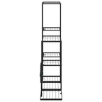 Portapiante 94,5x25x88 cm Nero in Metallo