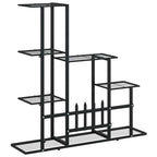 Portapiante 94,5x25x88 cm Nero in Metallo