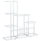 Portapiante 94,5x25x88 cm Bianco in Metallo