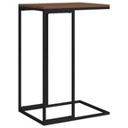 Tavolino da Salotto Nero 40x30x59 cm in Legno Multistrato