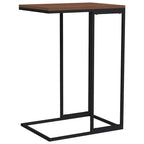 Tavolino da Salotto Nero 40x30x59 cm in Legno Multistrato