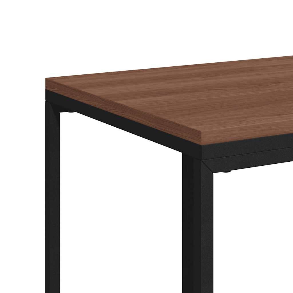 Tavolino da Salotto Nero 40x30x59 cm in Legno Multistrato