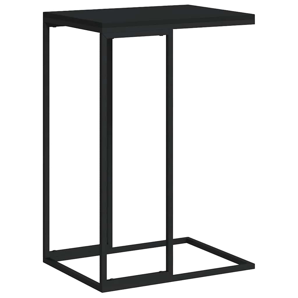 Tavolino da Salotto Nero 40x30x59 cm in Legno Multistrato