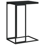 Tavolino da Salotto Nero 40x30x59 cm in Legno Multistrato